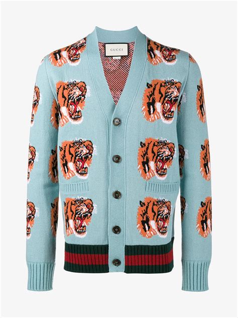 cheap gucci tiger sweaters|gucci tiger button up.